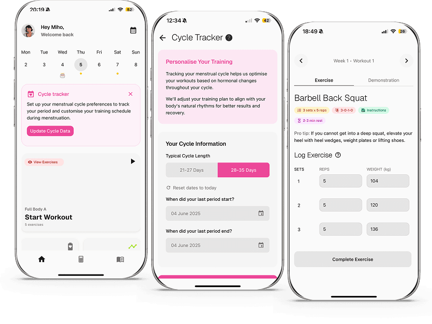 Train with Your Cycle.